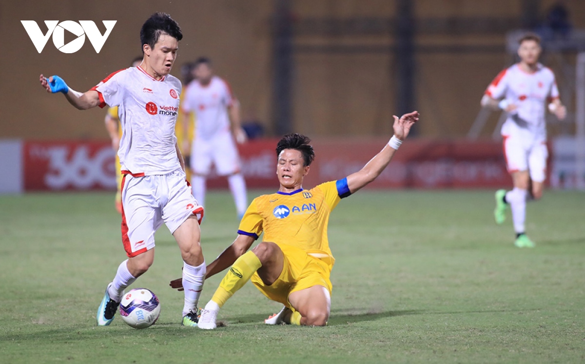 Lịch thi đấu V-League 2023 hôm nay 1/6: Viettel FC tiếp đón SLNA